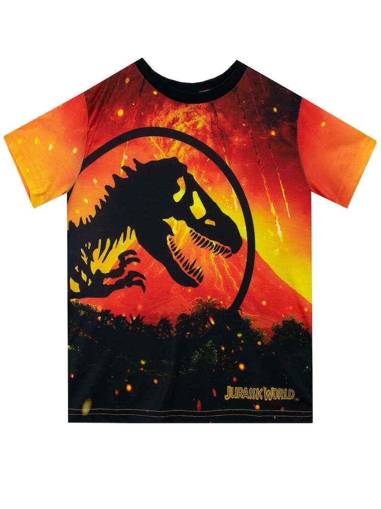 Character Black Jurassic World Short Sleeved T-Shirt - Image 1 of 5
