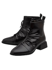 Lotus Brown Zip-Up Ankle Boots - Image 2 of 4