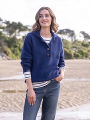 Celtic & Co. Blue Luxe Sailor Collar Jumper - Image 1 of 7