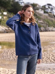 Celtic & Co. Blue Luxe Sailor Collar Jumper - Image 2 of 7