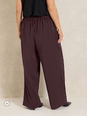 Evans Red Pleated Front Trousers - Image 3 of 6