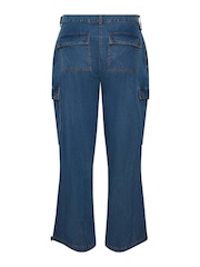 PixieGirl Petite Blue Parachute Trousers - Image 3 of 3