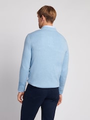 U.S. Polo Assn. Blue Mens Cotton Crew Neck Jumper - Image 2 of 7