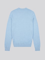 U.S. Polo Assn. Blue Mens Cotton Crew Neck Jumper - Image 7 of 7