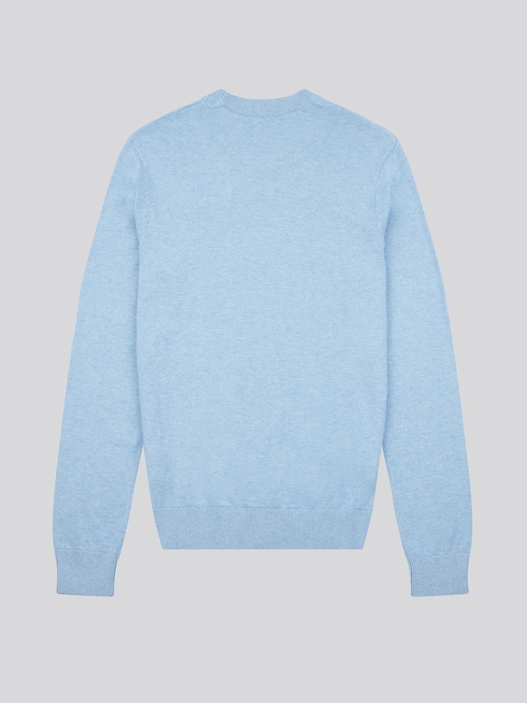 U.S. Polo Assn. Blue Mens Cotton Crew Neck Jumper - Image 7 of 7