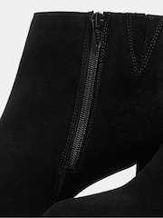 Evans Black Extra Wide Fit Suede Shoe Boots - Image 5 of 5