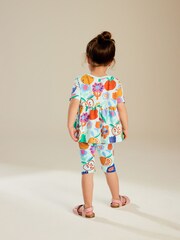Blue Fruits 100% Cotton Short Sleeve Empire T-Shirt (3mths-7yrs) - Image 3 of 6
