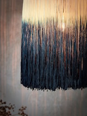 French Connection Blue Ombre Height Adjustable Gamagara Ceiling Pendant Light - Image 3 of 6