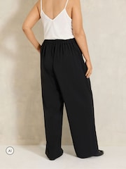 Evans Black Pleated Front Trousers - Image 3 of 6