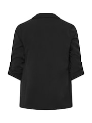 Evans Black Relaxed Fashion Blazer - Image 6 of 6