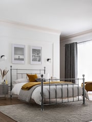 Pewter Grey Leamington Metal Frame Bed - Image 1 of 5