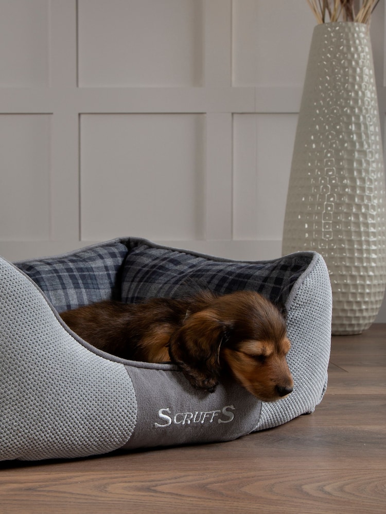 Scruffs Grey Highland Dog Box Bed - Image 2 of 6