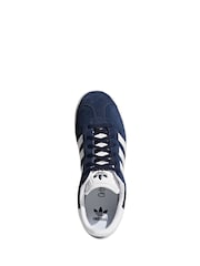 adidas Originals Navy/White Junior Gazelle Trainers - Image 11 of 15