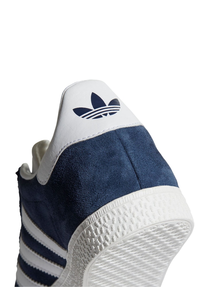 adidas Originals Navy/White Junior Gazelle Trainers - Image 15 of 15