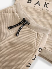 Baker by Ted Baker Textured 100% Cotton Hoodie And Shorts Set - Image 10 of 11