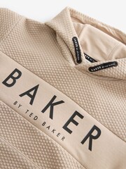 Baker by Ted Baker Textured 100% Cotton Hoodie And Shorts Set - Image 11 of 11