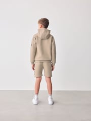 Baker by Ted Baker Textured 100% Cotton Hoodie And Shorts Set - Image 2 of 11