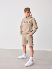 Baker by Ted Baker Textured 100% Cotton Hoodie And Shorts Set - Image 3 of 11