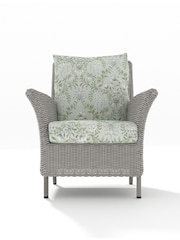 Laura Ashley Sage Green Garden Wilton Lounging Chair in Parterre Sage Cushions - Image 3 of 4
