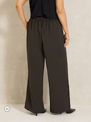 Evans Brown Pleated Front Trousers - Image 3 of 6