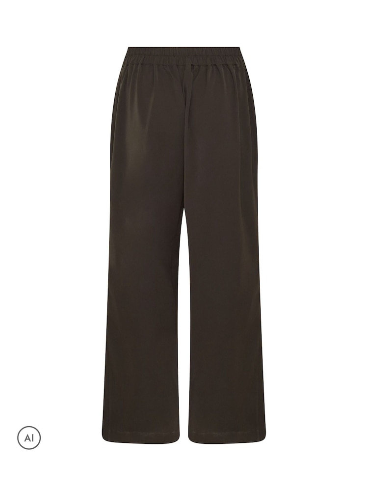 Evans Brown Pleated Front Trousers - Image 6 of 6 Evans Brown Pleated Front Trousers - Image 6 of 6