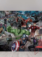 Art For The Home Blue Marvel Avengers Assemble 3M Mural - Image 1 of 1