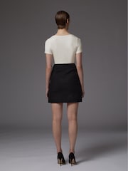 LK Bennett Cream Tasha Viscose Top - Image 2 of 4