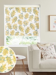 Cath Kidston Yellow Mimosa Flower Citrine Made To Measure Roller Blind - Image 1 of 4