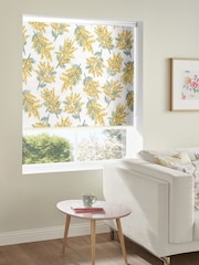 Cath Kidston Yellow Mimosa Flower Citrine Made To Measure Roller Blind - Image 2 of 4