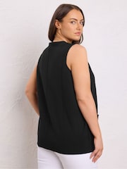 Evans Black Premium Knitted Waistcoat - Image 4 of 5