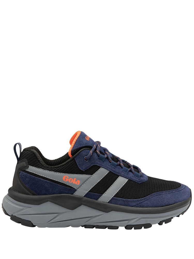 Gola Black Merik ATR Mesh Lace-Up Mens Running Trainers - Image 1 of 4