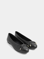 Evans Leather Ballerina Pumps - Obrázek 2 z 4