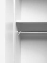 White Flynn Triple Wardrobe - Image 7 of 8