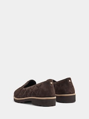 Evans Slipper Cut Suede Loafers - صورة 3 من 5