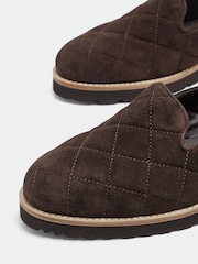 Evans Slipper Cut Suede Loafers - صورة 5 من 5