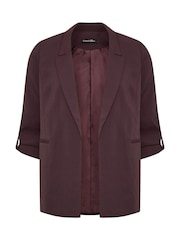 Evans Red Relaxed Fashion Blazer - Image 5 of 6