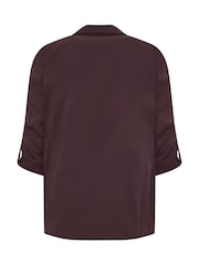 Evans Red Relaxed Fashion Blazer - Image 6 of 6