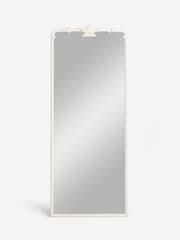 Shabby Chic White Giselle Leaning Mirror - Image 3 of 5