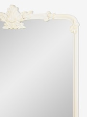 Shabby Chic White Giselle Leaning Mirror - Image 4 of 5
