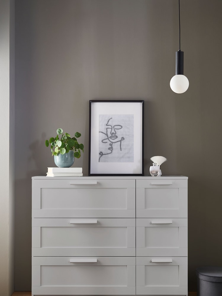 Grey Flynn 6 Drawer Chest of Drawers - Image 1 of 10