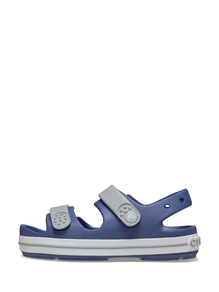 Crocs Navy Kids Crocband Cruiser Sandals - Image 2 of 7
