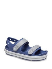 Crocs Navy Kids Crocband Cruiser Sandals - Image 3 of 7
