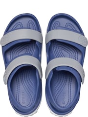 Crocs Navy Kids Crocband Cruiser Sandals - Image 5 of 7