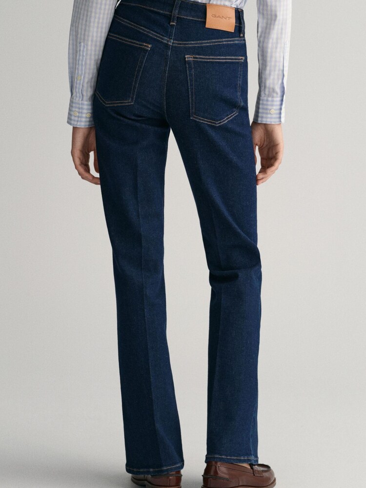 GANT Slim Bootcut Flare Jeans - Image 2 of 5 GANT Slim Bootcut Flare Jeans - Image 2 of 5