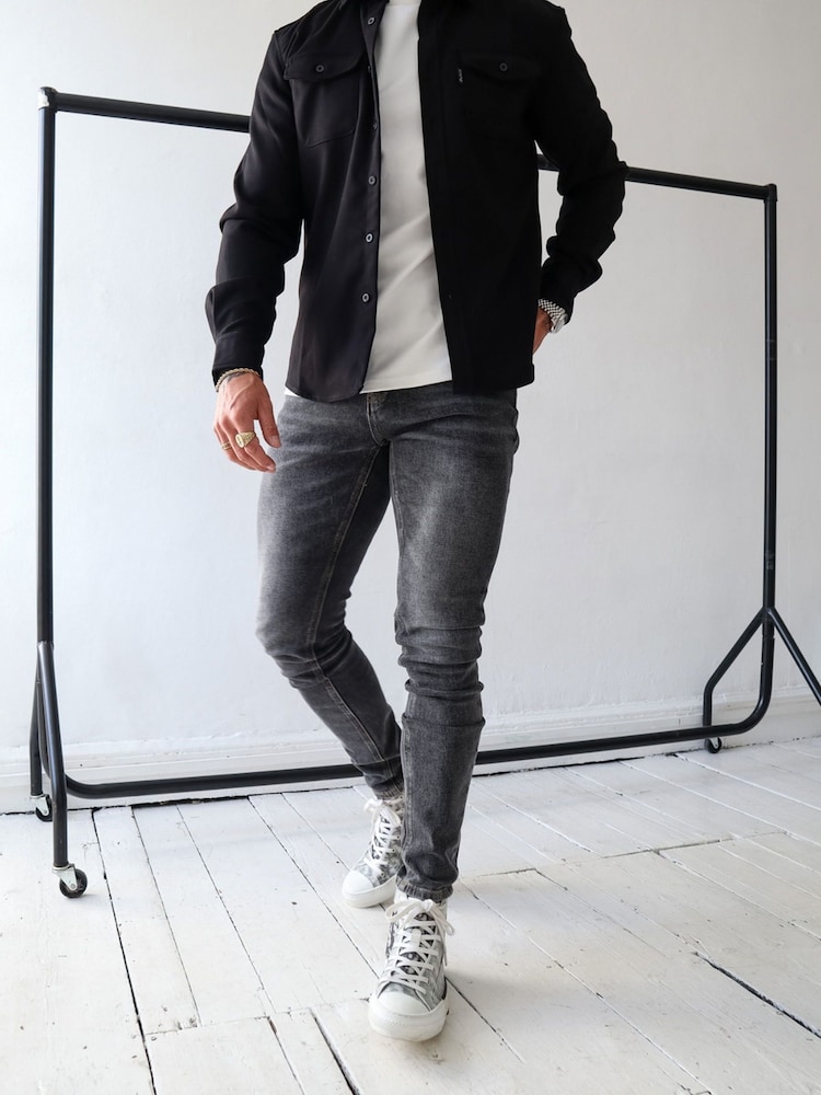 CAPO Black Capo Over Jacket - Image 1 of 5 CAPO Black Capo Over Jacket - Image 1 of 5