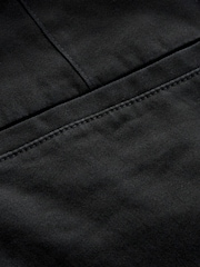 Black Slim Fit Belted Soft Touch Chino Trousers - Image 7 of 9