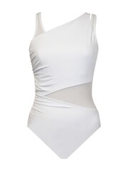 Miraclesuit Azura Tummy Control Network White Swimsuit - Image 4 of 5