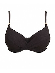 Fantasie Black Full Cup Ottawa Underwire Plunge Bikini Top - Image 3 of 3