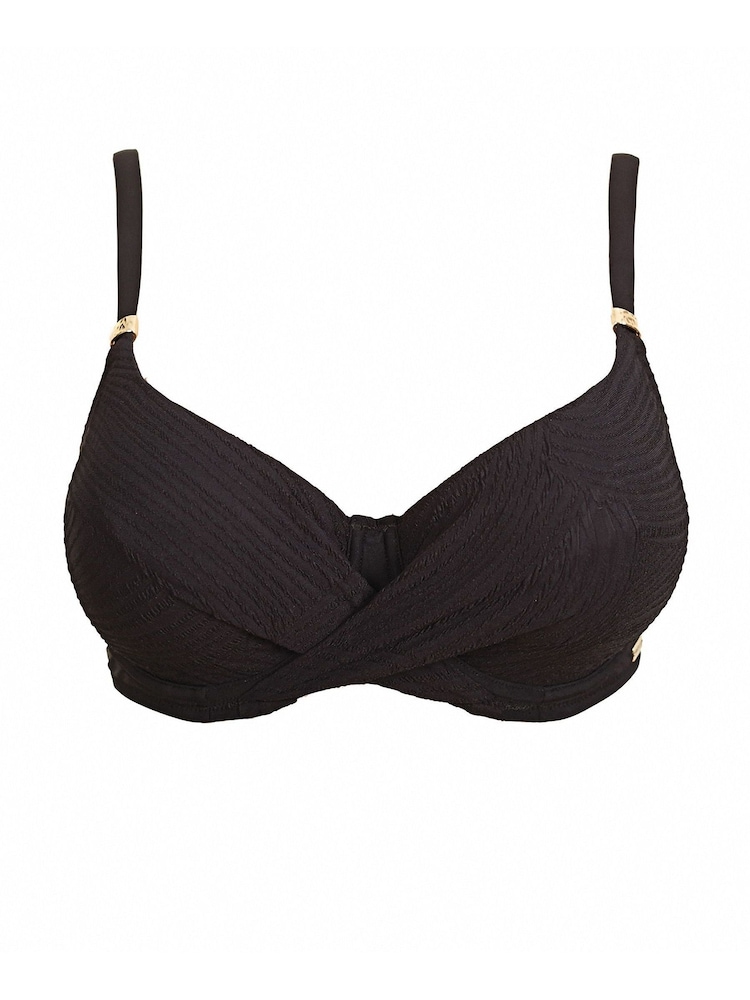 Fantasie Black Full Cup Ottawa Underwire Plunge Bikini Top - Image 3 of 3