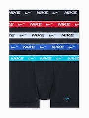 Nike Black Dri-FIT Essential Cotton Stretch Boxer Trunks 5 Pack - Image 1 of 4